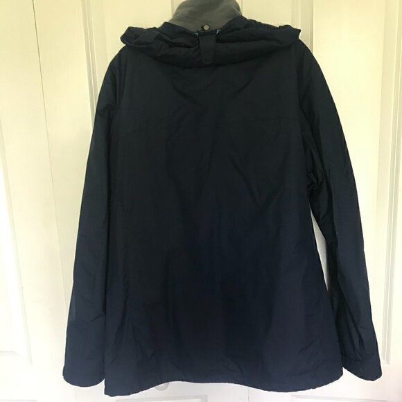 Columbia navy Interchange jacket with zip in/out gray fleece lining jacket, L - Picture 9 of 9